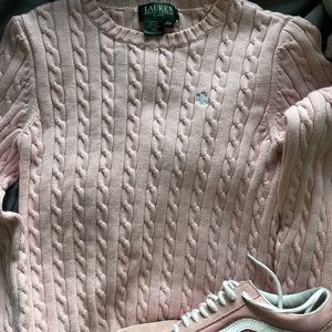 Pink and blue Ralph Lauren sweaters